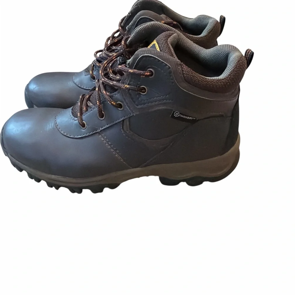 Timberland Waterproof Hiking Boots Youth 4.5 / Womens 6 Brown Trail Boots